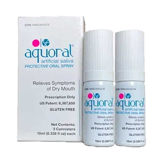 Aquoral - Long-lasting lipid-based dry mouth oral spray