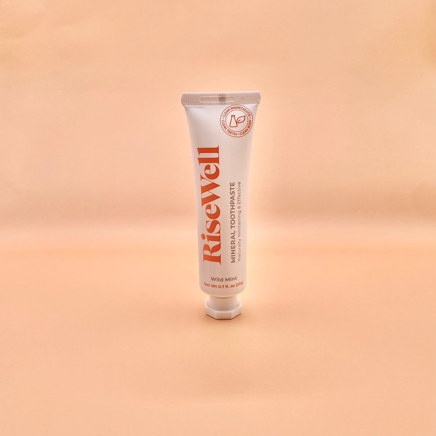 RiseWell wild mint natural hydroxyapatite fluoride-free toothpaste
