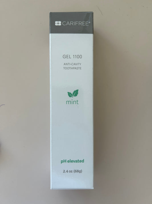 Gentle Yet Effective Kids' Toothpaste: Carifree Gel 1100 with Fluoride and Nano Hydroxyapatite
